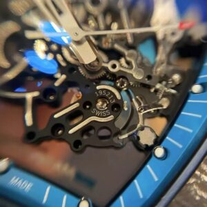 RICHARD MILLE RM055 REPLICA 11 WATCH BLUE RUBBER STRAP APS 43MM 3 ĐỒNG HỒ RICHARD MILLE RM055 REP 11 DÂY CAO SU XANH NHÀ MÁY APS 43MM (1)