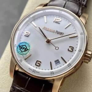 AUDEMARS PIGUET 15210OR REPLICA 1:1 WATCH WHITE DIAL APS FACTORY 41MM 2 ĐỒNG HỒ AUDEMARS PIGUET 15210OR REPLICA MẶT SỐ TRẮNG APS 41MM