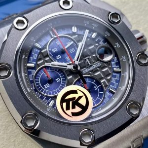 ĐỒNG HỒ AUDEMARS PIGUET 26568PM CHẾ TÁC ROYAL OAK OFFSHORE MẶT XANH 44MM 2 ĐỒNG HỒ AUDEMARS PIGUET 26568PM CHẾ TÁC ROYAL OAK OFFSHORE MẶT XANH 44MM