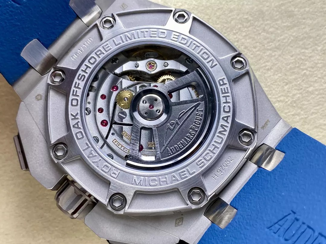 ĐỒNG HỒ AUDEMARS PIGUET 26568PM CHẾ TÁC ROYAL OAK OFFSHORE MẶT XANH 44MM (6) ĐỒNG HỒ AUDEMARS PIGUET 26568PM CHẾ TÁC ROYAL OAK OFFSHORE MẶT XANH 44MM