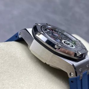 ĐỒNG HỒ AUDEMARS PIGUET 26568PM CHẾ TÁC ROYAL OAK OFFSHORE MẶT XANH 44MM 5 ĐỒNG HỒ AUDEMARS PIGUET 26568PM CHẾ TÁC ROYAL OAK OFFSHORE MẶT XANH 44MM