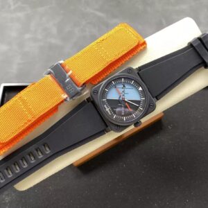 ĐỒNG HỒ BELL ROSS BR03A-HRZ-CE REPLICA MẶT XANH ĐEN NHÀ MÁY M+ 42MM 5 ĐỒNG HỒ BELL ROSS BR03A-HRZ-CE REPLICA MẶT XANH ĐEN NHÀ MÁY M+ 42MM