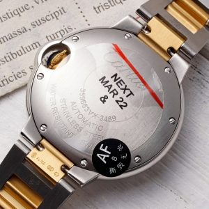 ĐỒNG HỒ CARTIER BLUE BALLOON FAKE 11 DEMI VÀNG VÀNG NHÀ MÁY AF 33MM 7 ĐỒNG HỒ CARTIER BLUE BALLOON FAKE 11 DEMI VÀNG VÀNG NHÀ MÁY AF 33MM