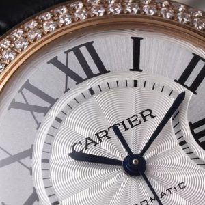 ĐỒNG HỒ CARTIER BLUE BALLOON REP 11 MẶT TRẮNG MẠ VÀNG HỒNG AF 33MM 3 ĐỒNG HỒ CARTIER BLUE BALLOON REP 11 MẶT TRẮNG MẠ VÀNG HỒNG AF 33MM