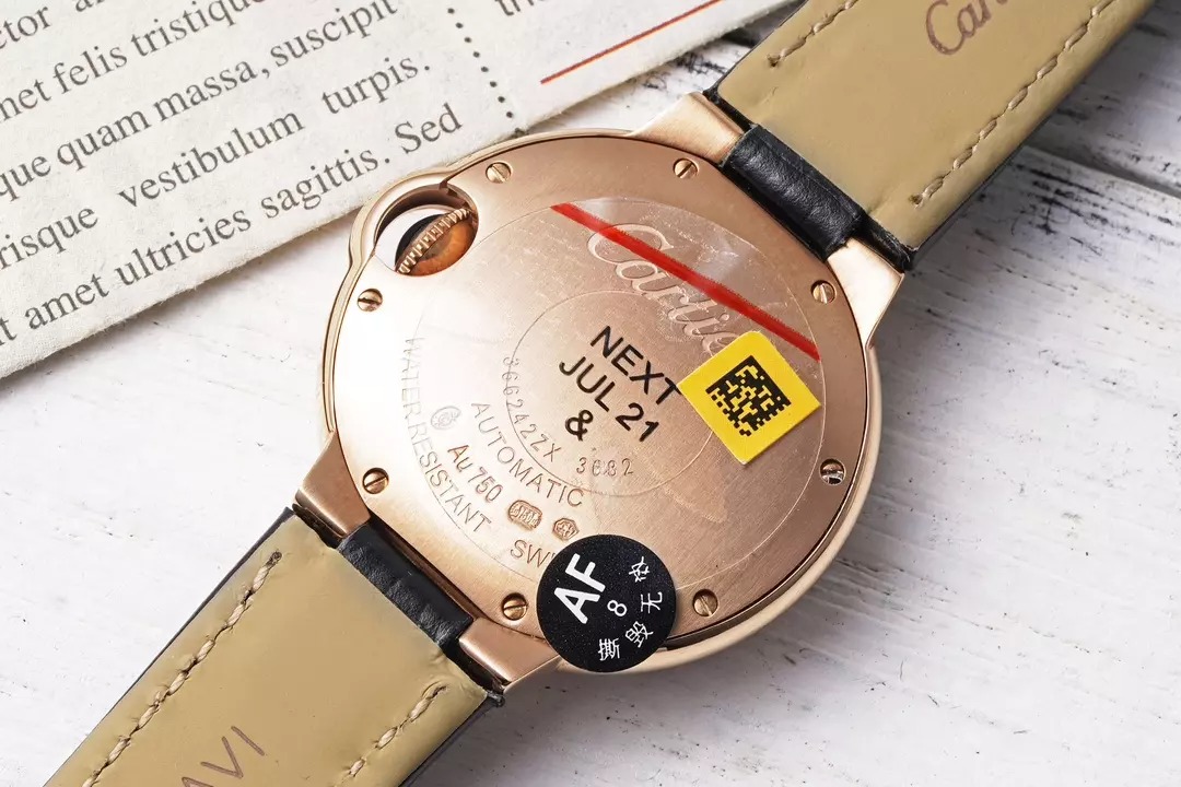 ĐỒNG HỒ CARTIER BLUE BALLOON REP 11 MẶT TRẮNG MẠ VÀNG HỒNG AF 33MM (8) ĐỒNG HỒ CARTIER BLUE BALLOON REP 11 MẶT TRẮNG MẠ VÀNG HỒNG AF 33MM