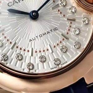 ĐỒNG HỒ CARTIER BLUE BALLOON REPLICA 11 DÂY DA XANH NHÀ MÁY AF 33MM 4 ĐỒNG HỒ CARTIER BLUE BALLOON REPLICA 11 DÂY DA XANH NHÀ MÁY AF 33MM