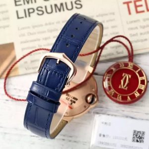 ĐỒNG HỒ CARTIER BLUE BALLOON REPLICA 11 DÂY DA XANH NHÀ MÁY AF 33MM 8 ĐỒNG HỒ CARTIER BLUE BALLOON REPLICA 11 DÂY DA XANH NHÀ MÁY AF 33MM