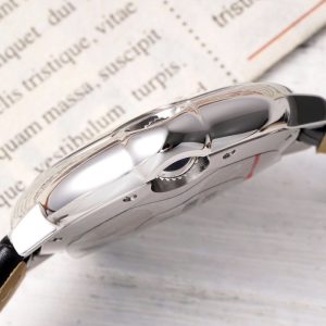 ĐỒNG HỒ CARTIER BLUE BALLOON REPLICA 11 MẶT BẠC DÂY DA ĐEN NHÀ MÁY AF 33MM 5 ĐỒNG HỒ CARTIER BLUE BALLOON REPLICA 11 MẶT BẠC DÂY DA ĐEN NHÀ MÁY AF 33MM