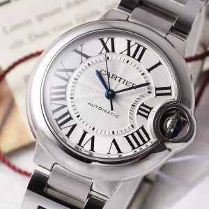 ĐỒNG HỒ CARTIER BLUE BALLOON REPLICA 11 MẶT TRẮNG NIỀNG TRƠN NHÀ MÁY AF 33MM 1 ĐỒNG HỒ CARTIER BLUE BALLOON REPLICA 11 MẶT TRẮNG NIỀNG TRƠN NHÀ MÁY AF 33MM