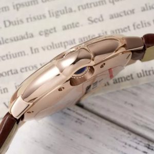 ĐỒNG HỒ CARTIER BLUE BALLOON REPLICA SỐ LA MÃ MẠ VÀNG HỒNG AF 33MM 5 ĐỒNG HỒ CARTIER BLUE BALLOON REPLICA SỐ LA MÃ MẠ VÀNG HỒNG AF 33MM