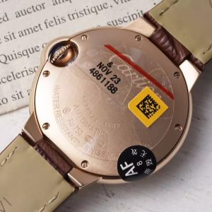 ĐỒNG HỒ CARTIER BLUE BALLOON REPLICA SỐ LA MÃ MẠ VÀNG HỒNG AF 33MM 7 ĐỒNG HỒ CARTIER BLUE BALLOON REPLICA SỐ LA MÃ MẠ VÀNG HỒNG AF 33MM