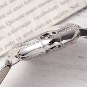 CARTIER REPLICA BLEU BALLON WATCHES WITH STONE BEZEL AF FACTORY 41MM 5 ĐỒNG HỒ CARTIER REPLICA BLUE BALLOON MẶT TRẮNG NHÀ MÁY AF 41MM