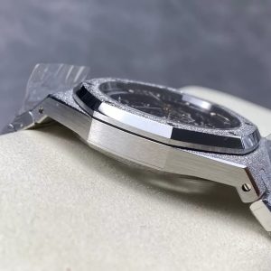 AUDEMARS PIGUET CRAFTED WATCH ROYAL OAK 15407 FROSTED GOLD 41MM 5 ĐỒNG HỒ CHẾ TÁC AUDEMARS PIGUET ROYAL OAK 15407 FROSTED GOLD 41MM