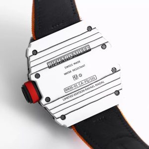 RICHARD MILLE RM35-01 CRAFTED WATCH CARBON ORANGE STRAP BBR FACTORY 44MM 6 ĐỒNG HỒ CHẾ TÁC RICHARD MILLE RM35-01 CARBON SIÊU NHẸ BBR 44MM