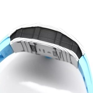 RICHARD MILLE RM35-01 SUPER FAKE 11 WATCH CARBON BLUE RUBBER STRAP V2 BBR 44MM 5 ĐỒNG HỒ CHẾ TÁC RICHARD MILLE RM35-01 VÂN CARBON TRẮNG V2 BBR 44MM