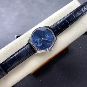 IWC PORTUGUESSE IW 358305 REPLICA WATCH GREEN LEATHER STRAP GRF 41MM 3 ĐỒNG HỒ IWC PORTUGUESSE IW 358305 REPLICA DÂY DA XANH NHÀ MÁY GR 41MM