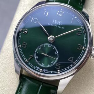 IWC PORTUGUESSE IW 358310 REPLICA WATCHES GREEN DIAL GR FACTORY 41MM 1 ĐỒNG HỒ IWC PORTUGUESSE IW 358310 REPLICA MẶT XANH NHÀ MÁY GR 41MM