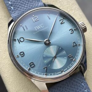 IWC PORTUGUESSE IW 358402 REPLICA WATCHES ICE BLUE DIAL GR FACTORY 41MM 2 ĐỒNG HỒ IWC PORTUGUESSE IW 358402 REPLICA MẶT XANH BĂNG NHÀ MÁY GR 41MM