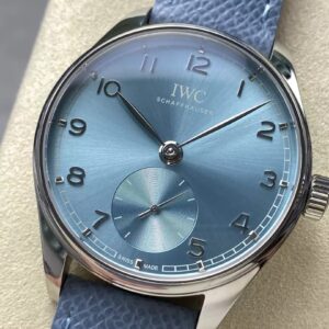 IWC PORTUGUESSE IW 358402 REPLICA WATCHES ICE BLUE DIAL GR FACTORY 41MM 1 ĐỒNG HỒ IWC PORTUGUESSE IW 358402 REPLICA MẶT XANH BĂNG NHÀ MÁY GR 41MM