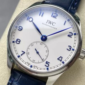 IWC PORTUGUESSE IW358304 REPLICA 11 WATCH BLUE NUMBER GRF 41MM 1 ĐỒNG HỒ IWC PORTUGUESSE IW358304 REPLICA CỌC SỐ XANH GRF 41MM