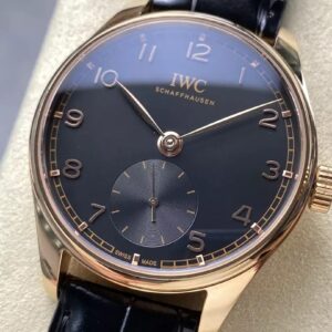 IWC SCHAFFHAUSEN REPLICA WATCH IW358401 BLACK GR FACTORY 41MM 1 ĐỒNG HỒ IWC SCHAFFHAUSEN REPLICA IW358401 MẶT ĐEN NHÀ MÁY GR 41MM
