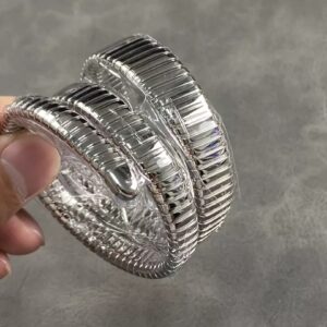 BVLGARI SERPENTI 103819 SS REPLICA WATCH WHITE DIAL BV FACTORY 35MM 8 ĐỒNG HỒ NỮ BVLGARI SERPENTI 103819 SS REPLICA MẶT TRẮNG NHÀ MÁY BV 35MM