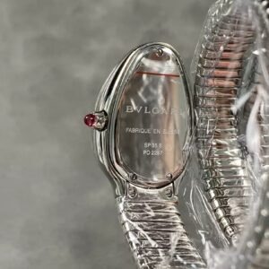 BVLGARI SERPENTI 103819 SS REPLICA WATCH WHITE DIAL BV FACTORY 35MM 5 ĐỒNG HỒ NỮ BVLGARI SERPENTI 103819 SS REPLICA MẶT TRẮNG NHÀ MÁY BV 35MM