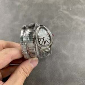 BVLGARI SERPENTI 103819 SS REPLICA WATCH WHITE DIAL BV FACTORY 35MM 3 ĐỒNG HỒ NỮ BVLGARI SERPENTI 103819 SS REPLICA MẶT TRẮNG NHÀ MÁY BV 35MM