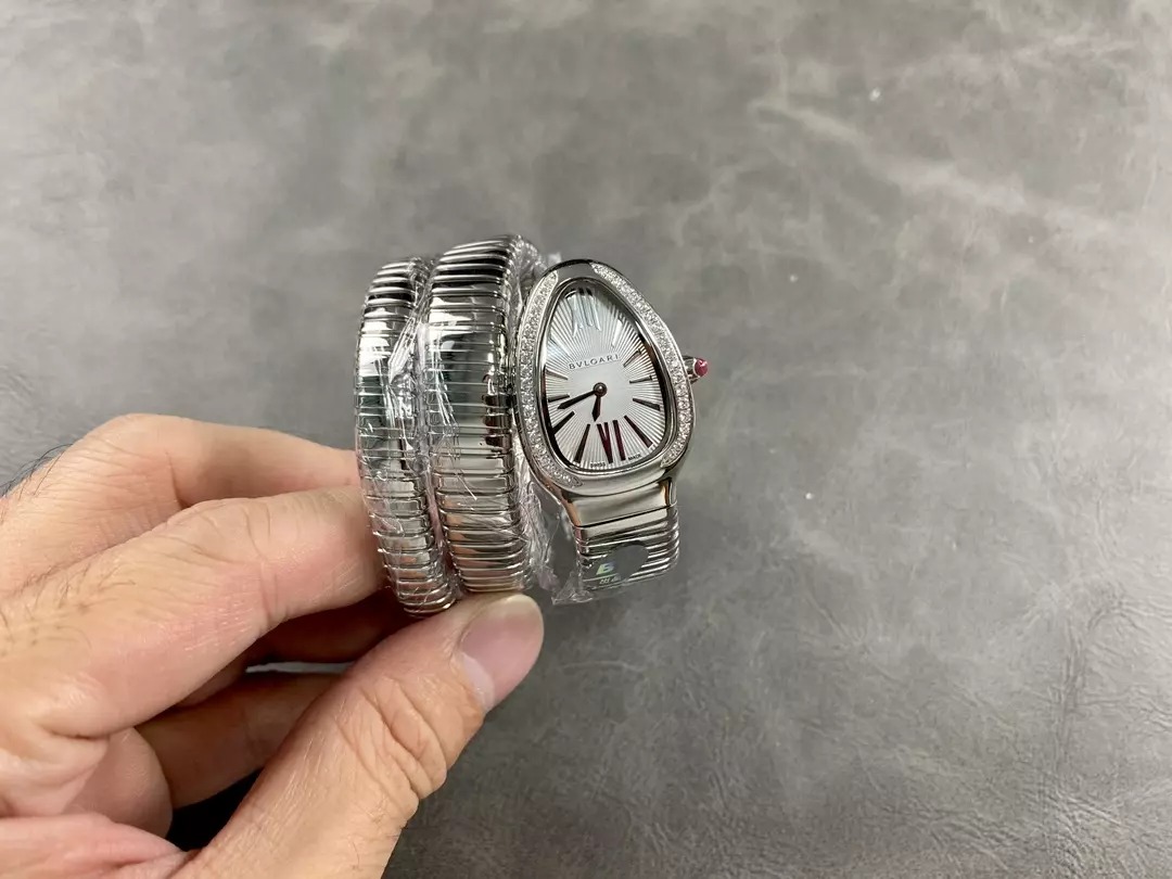 ĐỒNG HỒ NỮ BVLGARI SERPENTI 103819 SS REPLICA MẶT TRẮNG NHÀ MÁY BV 35MM (9) ĐỒNG HỒ NỮ BVLGARI SERPENTI 103819 SS REPLICA MẶT TRẮNG NHÀ MÁY BV 35MM