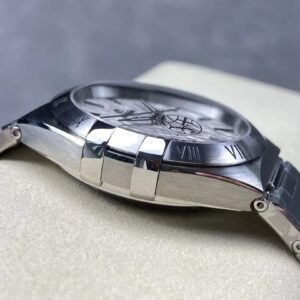 OMEGA CONSTELLATION IMITATION WATCHES METEORITE DIAL STAINLESS STEEL V+FACTORY 41MM 5 ĐỒNG HỒ OMEGA CONSTELLATION FAKE MẶT THIÊN THẠCH XÁM V+F 41MM
