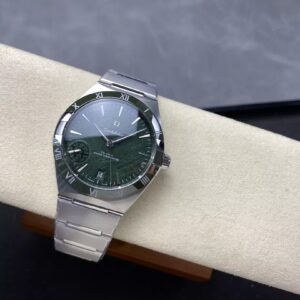 OMEGA CONSTELLATION REPLICA WATCH GREEN METEORITE DIAL V+ FACTORY 41MM 3 ĐỒNG HỒ OMEGA CONSTELLATION FAKE MẶT THIÊN THẠCH XANH NHÀ MÁY V+ 41MM