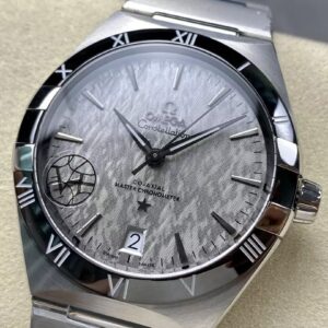 OMEGA CONSTELLATION REPLICA WATCH BLACK CERAMIC BEZEL V+ FACTORY 41MM 1 ĐỒNG HỒ OMEGA CONSTELLATION FAKE NIỀNG CERAMIC NHÀ MÁY V+ 41MM