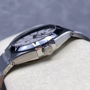 OMEGA CONSTELLATION REPLICA WATCH BLACK CERAMIC BEZEL V+ FACTORY 41MM 4 ĐỒNG HỒ OMEGA CONSTELLATION FAKE NIỀNG CERAMIC NHÀ MÁY V+ 41MM