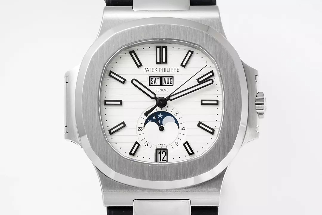 ĐỒNG HỒ PATEK PHILIPPE 5726A NAUTILUS REPLICA MẶT TRẮNG NHÀ MÁY PPF 40 (7) ĐỒNG HỒ PATEK PHILIPPE 5726A NAUTILUS REPLICA MẶT TRẮNG NHÀ MÁY PPF 40.5MM