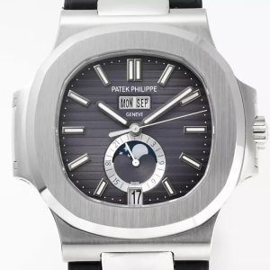 PATEK PHILIPPE 5726A REPLICA NAUTILUS WATCH GREY DIAL PPF FACTORY 40.5MM 1 ĐỒNG HỒ PATEK PHILIPPE 5726A REPLICA NAUTILUS MẶT XÁM NHÀ MÁY PPF 40.5MM