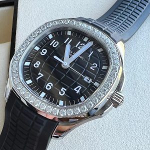 PATEK PHILIPPE AQUANAUT 5168G REPLICA WATCHES BLACK 38.8MM 2 ĐỒNG HỒ PATEK PHILIPPE AQUANAUT 5168G REPLICA MÀU ĐEN 38.8MM