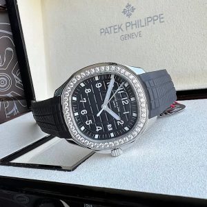 PATEK PHILIPPE AQUANAUT 5168G REPLICA WATCHES BLACK 38.8MM 1 ĐỒNG HỒ PATEK PHILIPPE AQUANAUT 5168G REPLICA MÀU ĐEN 38.8MM