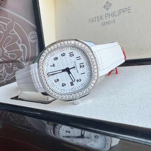 ĐỒNG HỒ PATEK PHILIPPE AQUANAUT 5168G REPLICA MÀU TRẮNG 38.8MM 2 ĐỒNG HỒ PATEK PHILIPPE AQUANAUT 5168G REPLICA MÀU TRẮNG 38.8MM
