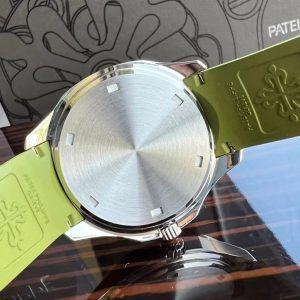 PATEK PHILIPPE AQUANAUT 5168G REPLICA 1:1 WATCH GREEN 38.8MM 5 ĐỒNG HỒ PATEK PHILIPPE AQUANAUT 5168G REPLICA XANH NIỀNG ĐÁ 38.8MM