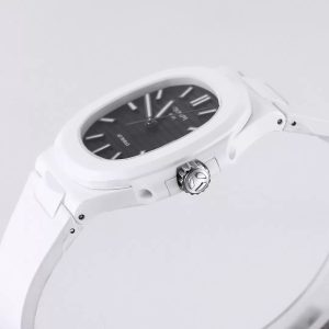 ĐỒNG HỒ PATEK PHILIPPE NAUTILUS 5711 FAKE 11 AET CERAMIC MẶT ĐEN 40MM 5 ĐỒNG HỒ PATEK PHILIPPE NAUTILUS 5711 FAKE 11 AET CERAMIC MẶT ĐEN 40MM