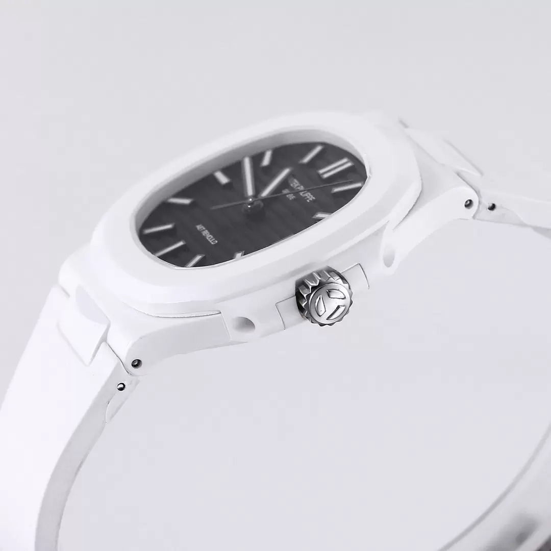 ĐỒNG HỒ PATEK PHILIPPE NAUTILUS 5711 FAKE 11 AET CERAMIC MẶT ĐEN 40MM (2) ĐỒNG HỒ PATEK PHILIPPE NAUTILUS 5711 FAKE 11 AET CERAMIC MẶT ĐEN 40MM