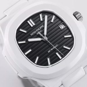 ĐỒNG HỒ PATEK PHILIPPE NAUTILUS 5711 FAKE 11 AET CERAMIC MẶT ĐEN 40MM 3 ĐỒNG HỒ PATEK PHILIPPE NAUTILUS 5711 FAKE 11 AET CERAMIC MẶT ĐEN 40MM