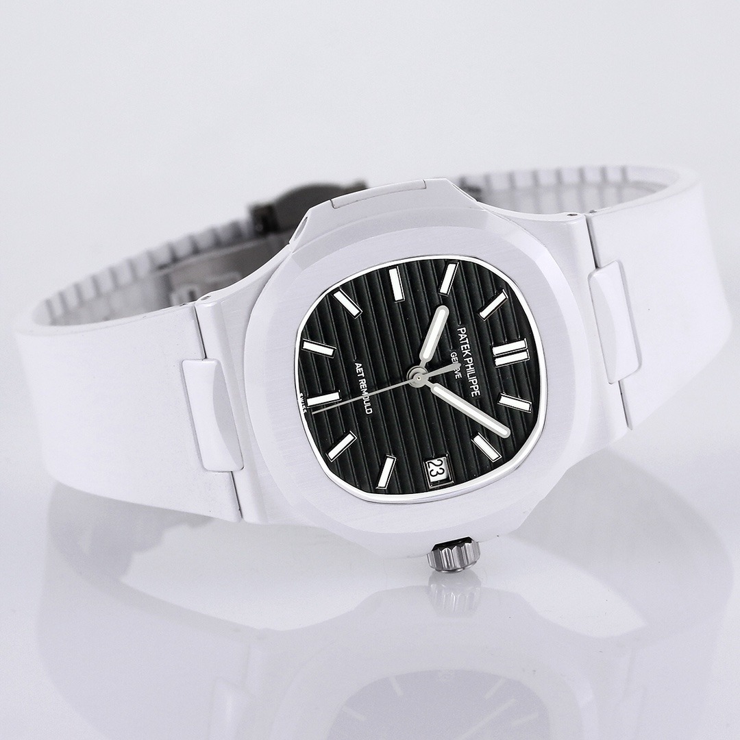 ĐỒNG HỒ PATEK PHILIPPE NAUTILUS 5711 FAKE 11 AET CERAMIC MẶT ĐEN 40MM (8) ĐỒNG HỒ PATEK PHILIPPE NAUTILUS 5711 FAKE 11 AET CERAMIC MẶT ĐEN 40MM