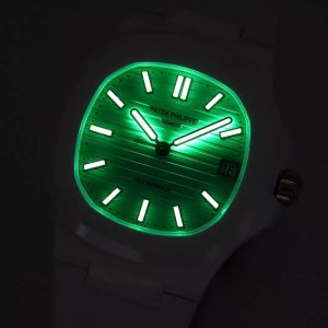 PATEK PHILIPPE NAUTILUS 5711 REP 11 WATCHES AET CERAMIC LUMINOS NUMBER 40MM 6 ĐỒNG HỒ PATEK PHILIPPE NAUTILUS 5711 REP 11 AET CERAMIC CỌC DẠ QUANG 40MM