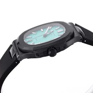 ĐỒNG HỒ PATEK PHILIPPE NAUTILUS 5711 REPLICA AET CERAMIC TIFFANY ĐEN 40MM 4 ĐỒNG HỒ PATEK PHILIPPE NAUTILUS 5711 REPLICA AET CERAMIC TIFFANY ĐEN 40MM