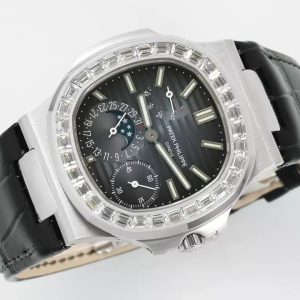 ĐỒNG HỒ PATEK PHILIPPE NAUTILUS 5722 REPLICA MẶT XANH NHÀ MÁY PPF 41MM 4 ĐỒNG HỒ PATEK PHILIPPE NAUTILUS 5722 REPLICA MẶT XANH NHÀ MÁY PPF 41MM