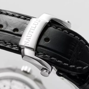 PATEK PHILIPPE NAUTILUS 5724 FAKE WATCHES STONES BEZEL GRAY DIAL GR FACTORY 40MM 7 ĐỒNG HỒ PATEK PHILIPPE NAUTILUS 5722G REPLICA MẶT XÁM NHÀ MÁY PPF 41MM