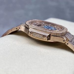 ĐỒNG HỒ PATEK PHILIPPE NAUTILUS 7118 REPLICA ĐÍNH FULL ĐÁ NHÀ MÁY GR 35.2MM 6 ĐỒNG HỒ PATEK PHILIPPE NAUTILUS 7118 REPLICA ĐÍNH FULL ĐÁ NHÀ MÁY GR 35.2MM