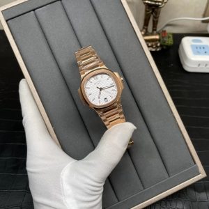 PATEK PHILIPPE NAUTILUS 7118/1200A-010 SPORT REPLICA WATCH ELEGANCE 3K 35.2MM 4 ĐỒNG HỒ PATEK PHILIPPE NAUTILUS 71181200A-010 SPORT ELEGANCE 3K 35.2MM