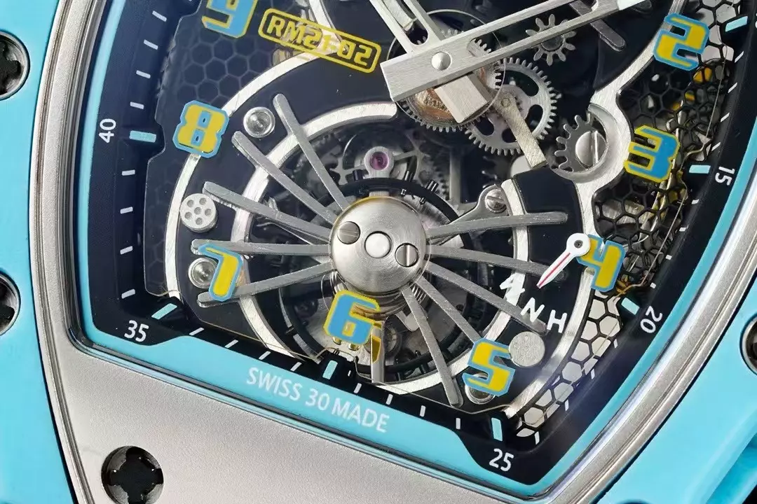 ĐỒNG HỒ RICHARD MILLE RM21-02 FAKE TOURBILLON BLUE QUARTZ FIBER RMF 43MM (2) ĐỒNG HỒ RICHARD MILLE RM21-02 FAKE TOURBILLON BLUE QUARTZ FIBER RMF 43MM